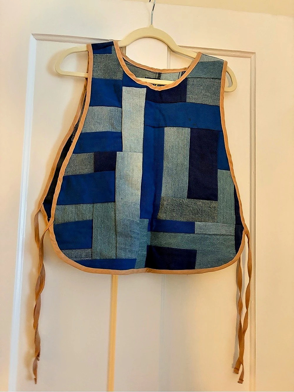 Denim Patchwork Top